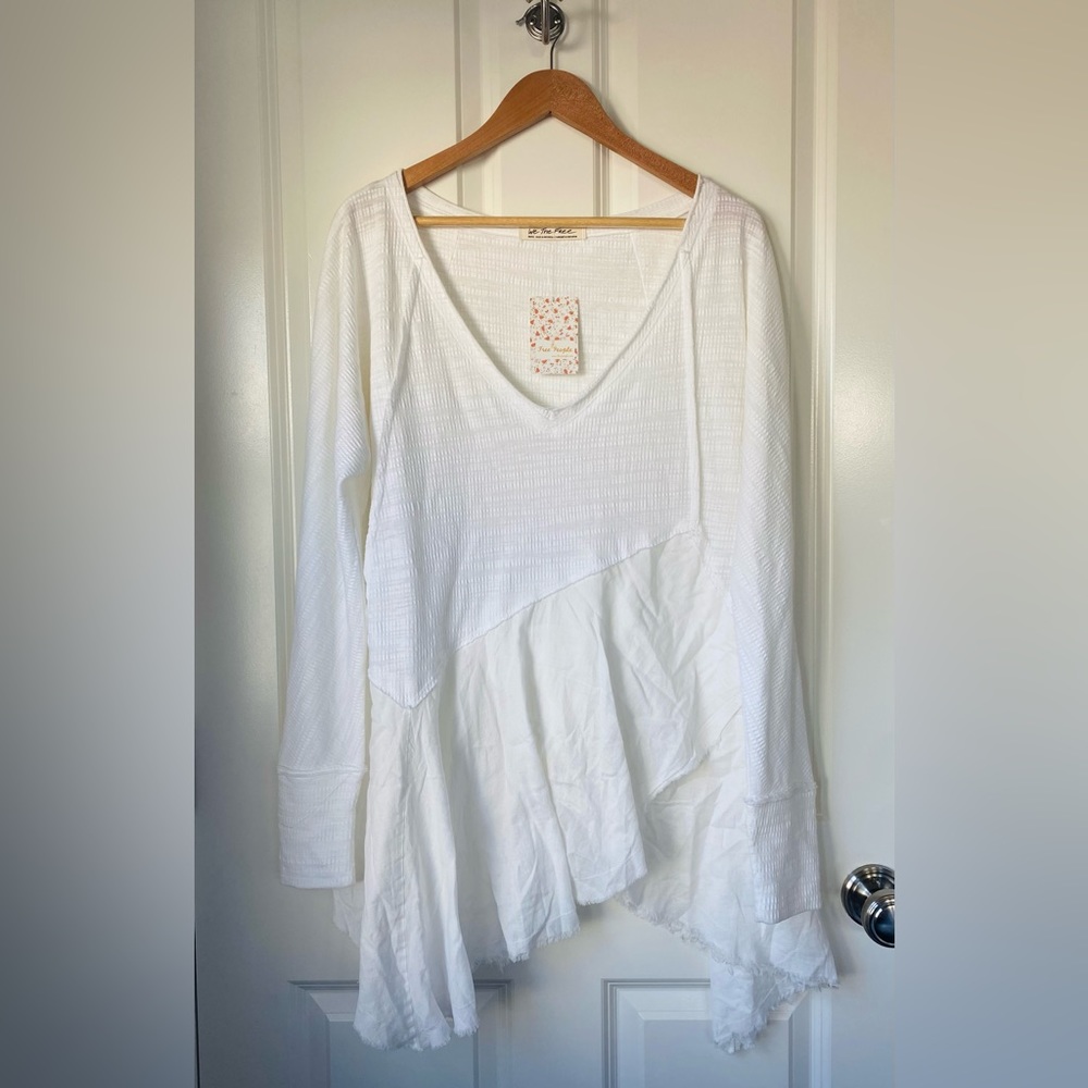 NWT Free People Comin in Hot Tunic Shirt